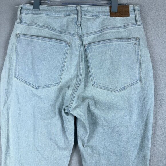 Madewell Jeans Women's Size 30 The Curvy Perfect Vintage Blue Light Wash - Picture 3 of 11